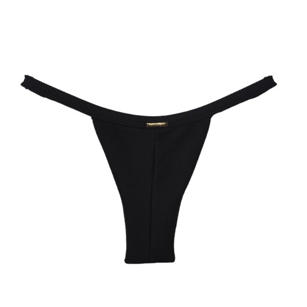 Tanga Pauline Cotelê Preto - Image 2